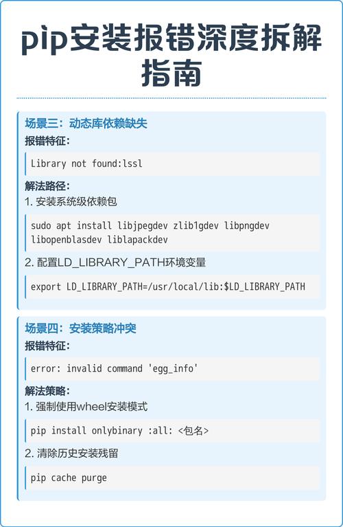 如何解决pip安装失败或路径错误导致无法正常安装包的问题？