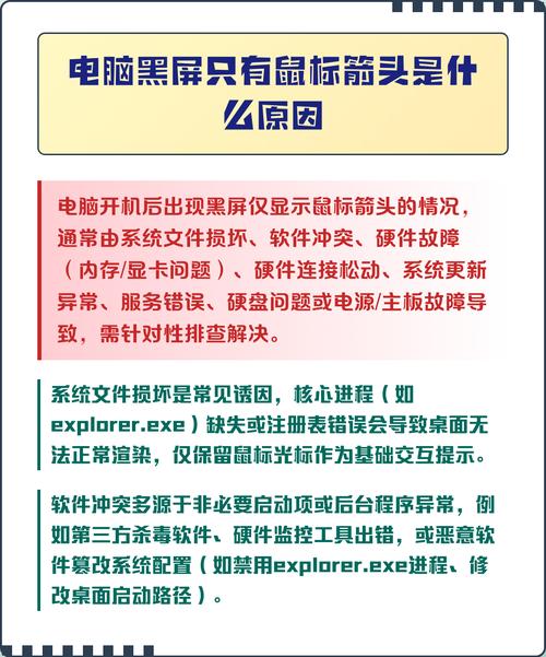 笔记本开机后黑屏只有鼠标箭头，电脑假死无法操作怎么办？