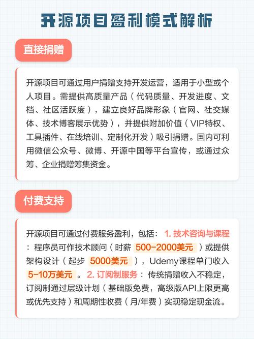 如何通过开源项目实现盈利与持续发展？