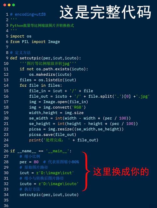 如何用Python编写代码判断并转换图片格式，并将转换后的图像保存？