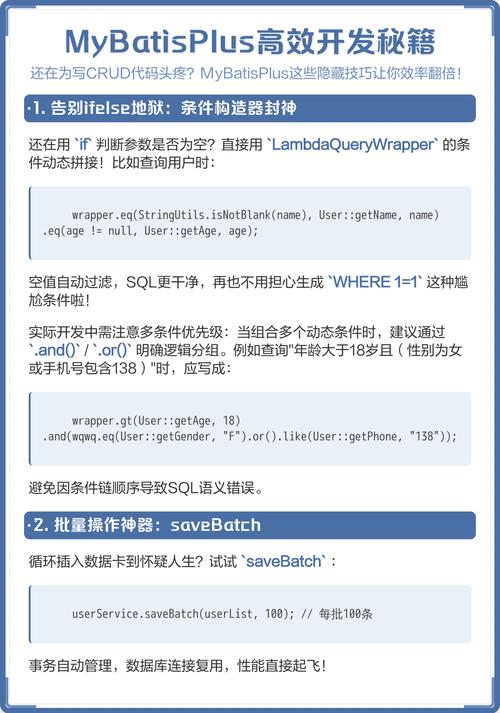 MyBatis-Plus入门教程，如何高效使用基本API？
