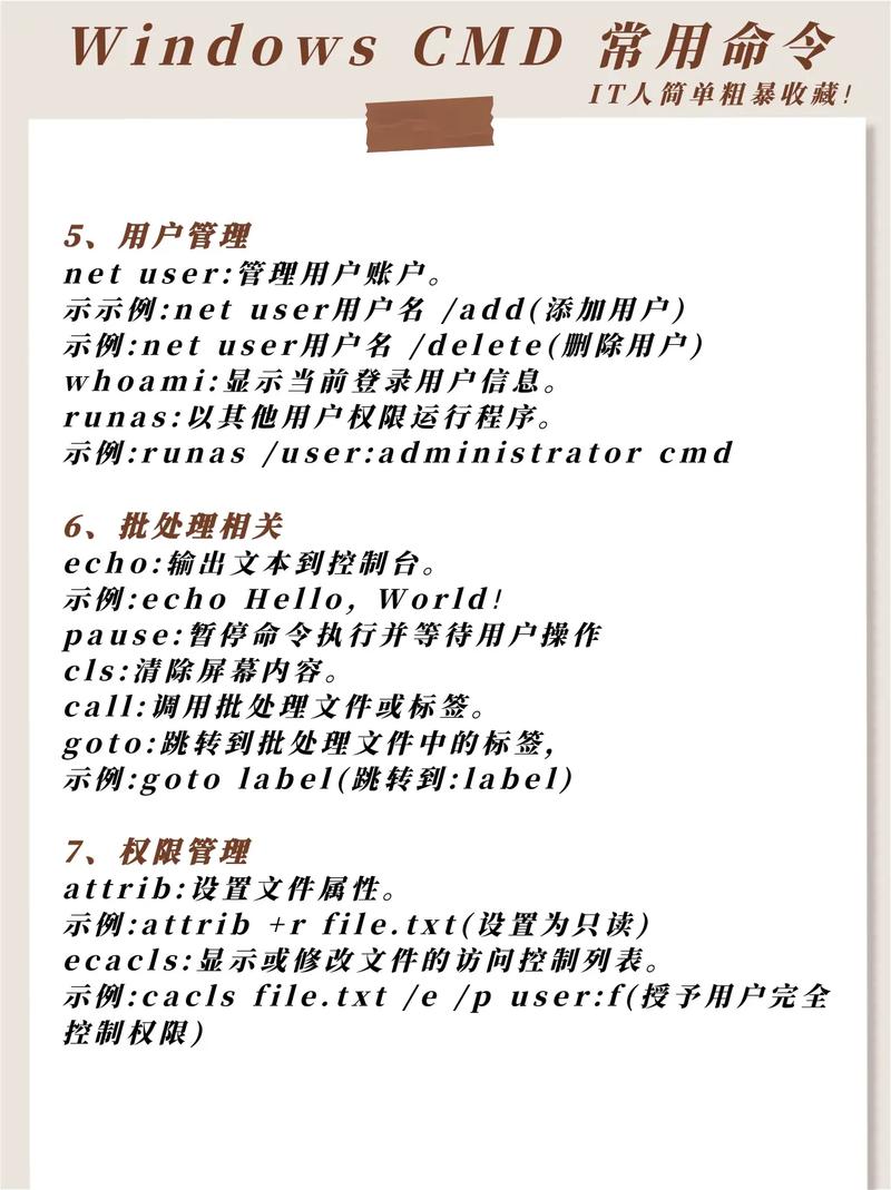 Windows常用cmd网络命令有哪些详解？