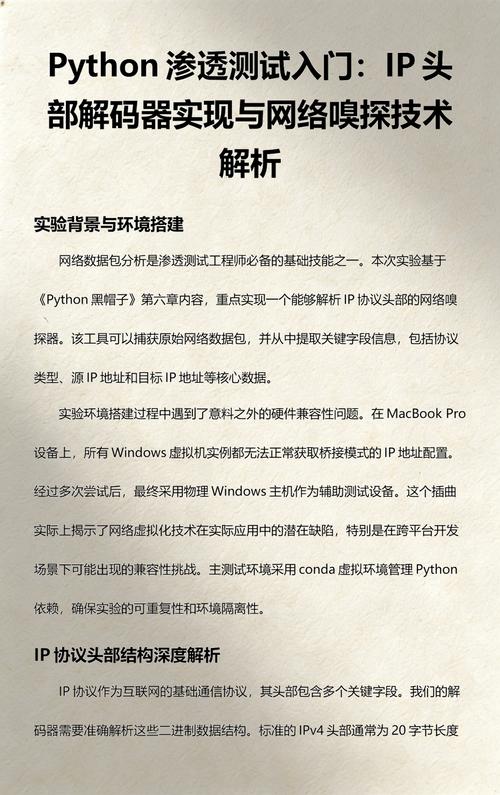 如何用Python开发一款高效的网络安全渗透测试工具？