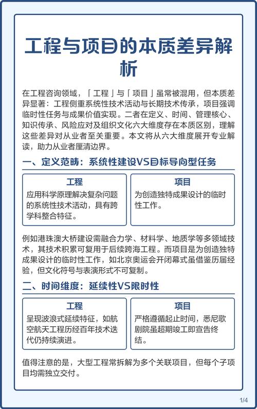 例行工作与项目在本质区别上如何界定？