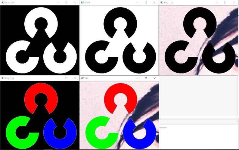 如何使用OpenCV实现图像叠加、融合及位运算？