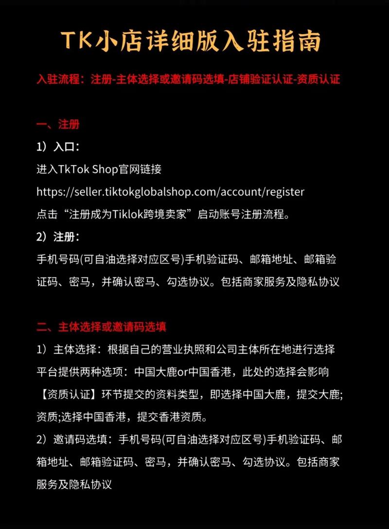 如何完整操作独立站卖家入驻TK小店？