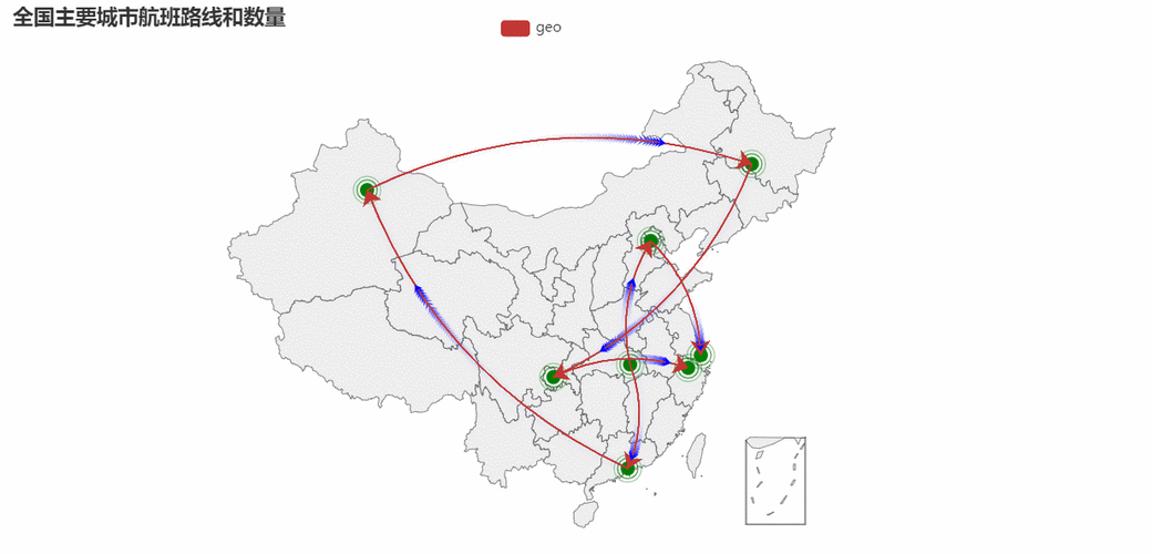 Pyecharts 动态地图中geo()与map()函数如何安装及详细使用教程？