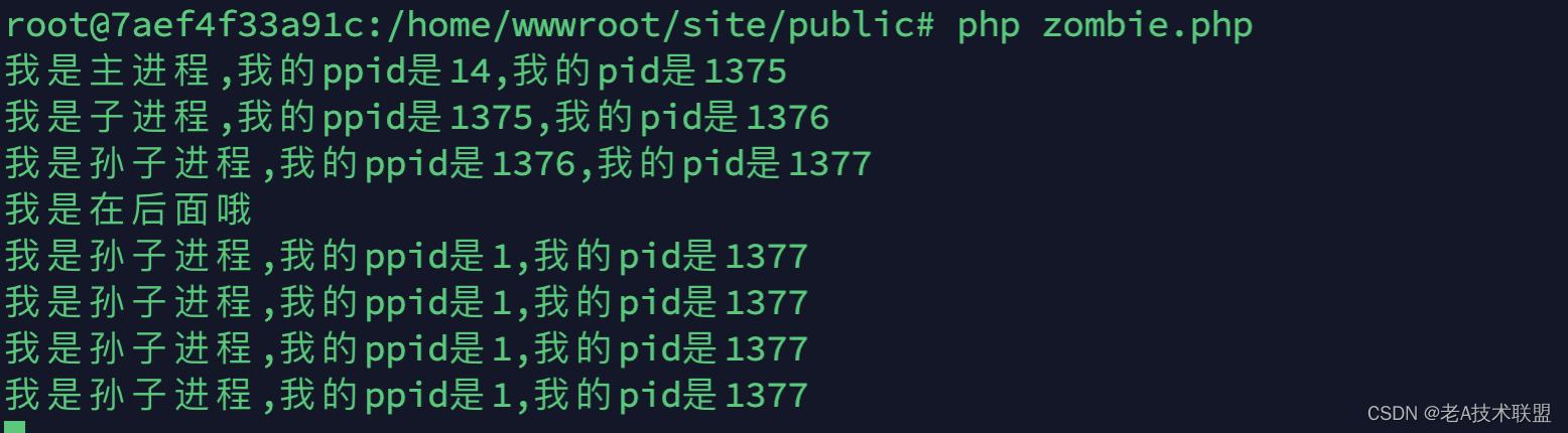 PHP7中孤儿进程和僵尸进程，如何区分与处理？