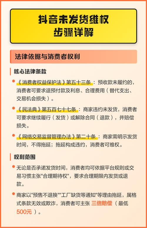 抖音购物不发货怎么办？维权有哪些步骤和技巧？