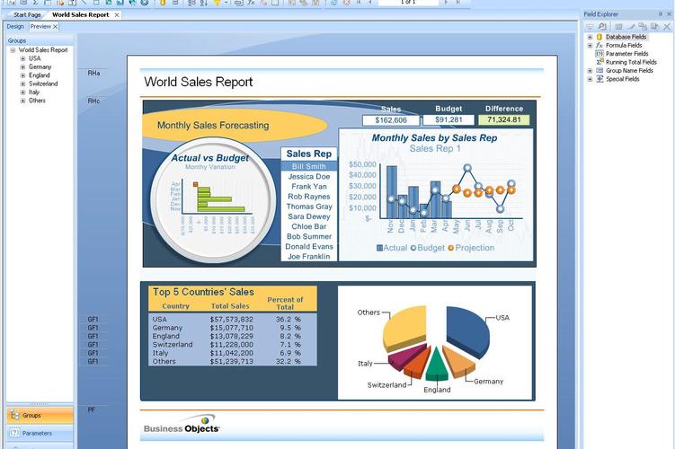 CrystalReport中如何通过不同组移动Crystal_字段，实现长尾词效果？