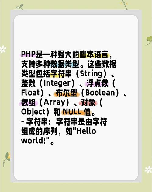 PHP中基本数据类型有哪些，你能详细列举一下吗？