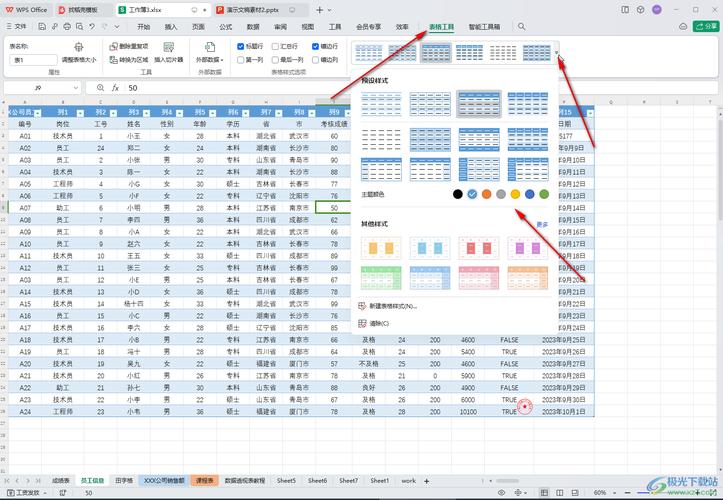 如何用JavaScript编写实现表格隔行变色功能的长尾？