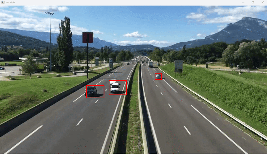 如何通过OpenCV技术进行道路车辆数量统计操作？
