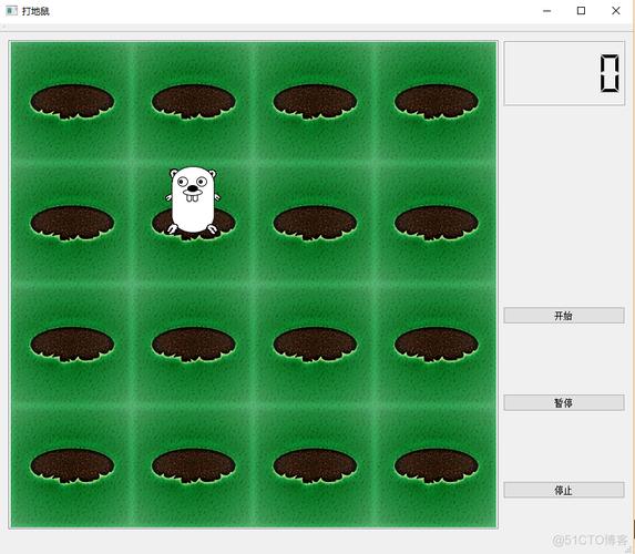 如何使用Qt框架开发一款互动性强的打地鼠游戏？