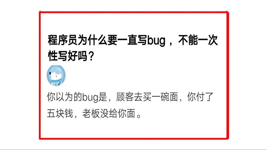 程序为何常出现bug现象？