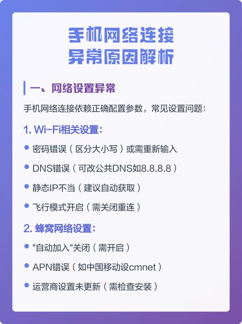 网络连接异常可能是什么原因导致的？