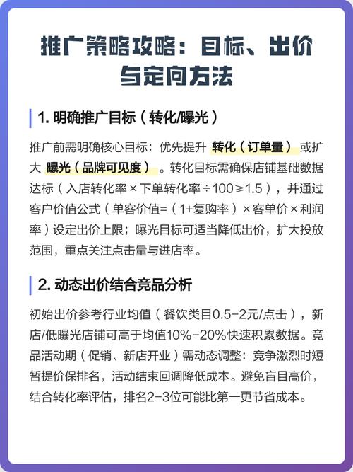 如何通过优化出价和调整技巧，制定有效的定向推广策略？