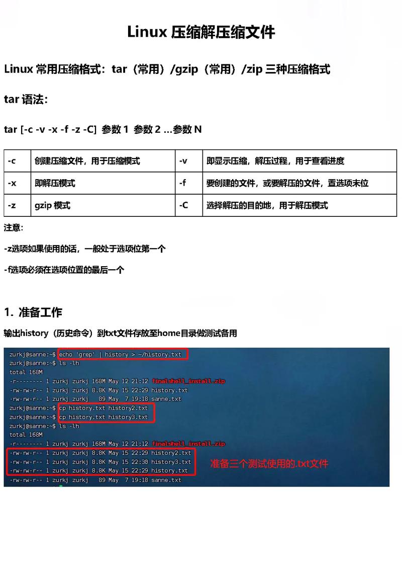 如何通过Java和Linux脚本实现文件的长尾词压缩与解压操作？