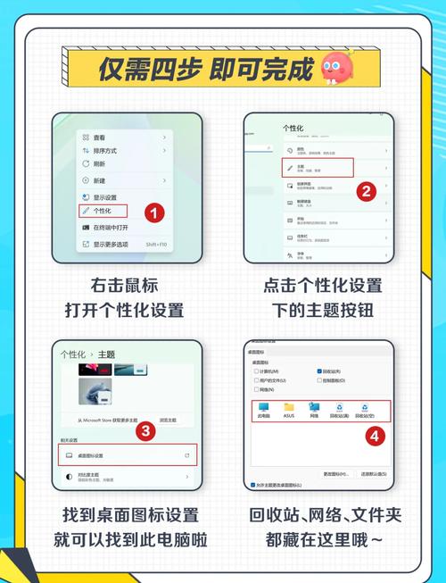 如何将Win11桌面图标从放大状态调整为正常大小？